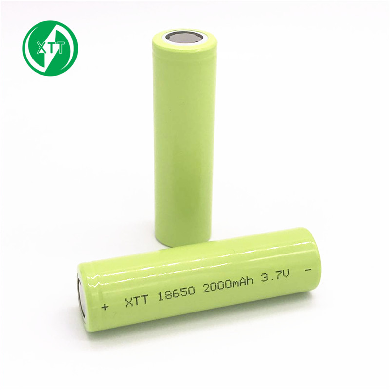 2000mAh 3.2V 18650 Rechargeable lithium ion energe storage battery cell